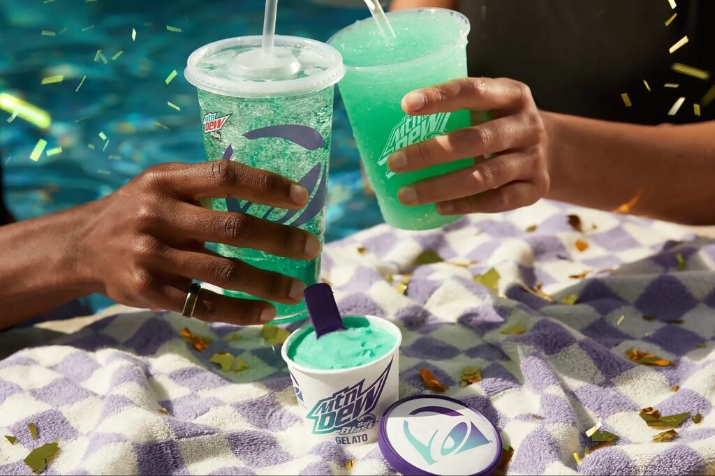 Taco Bell Releases Mountain Dew Baja Blast Gelato