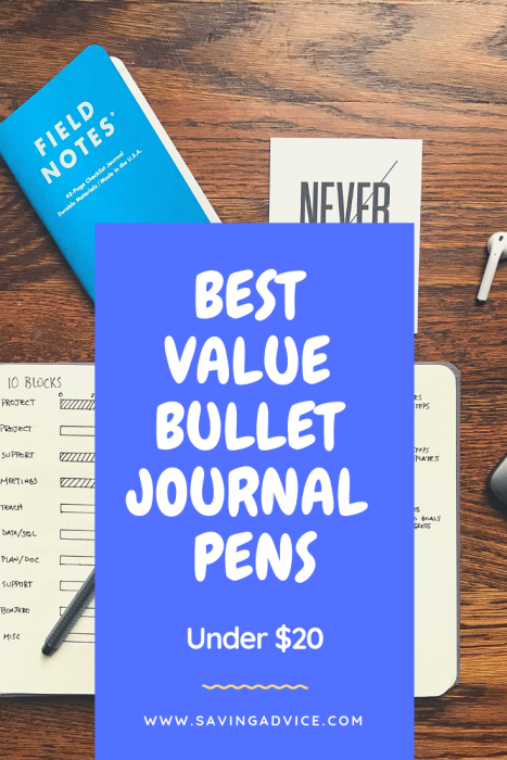 Here are the Best Pens for Bullet Journal Lovers on a Budget